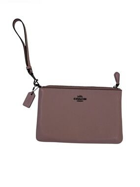 Coach Lavender Wristlet Leather